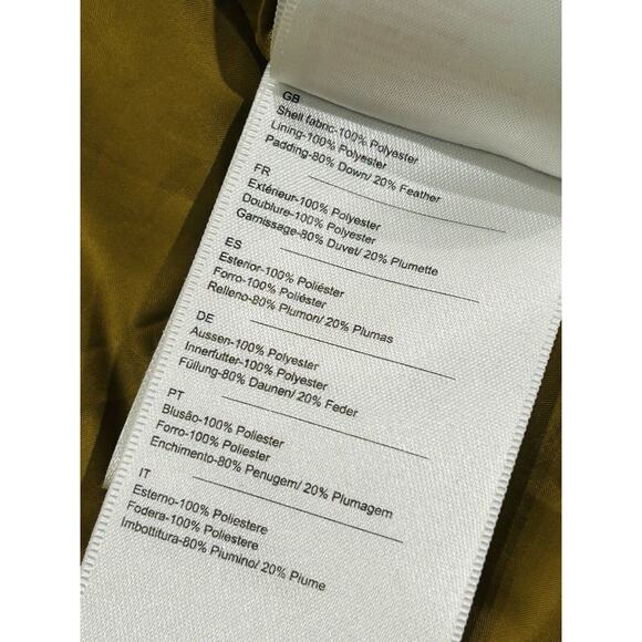 Lafuma Down Puffer Oz Vest Jacket Mens Size M Brown Full Zip & Snap - Picture 7 of 8